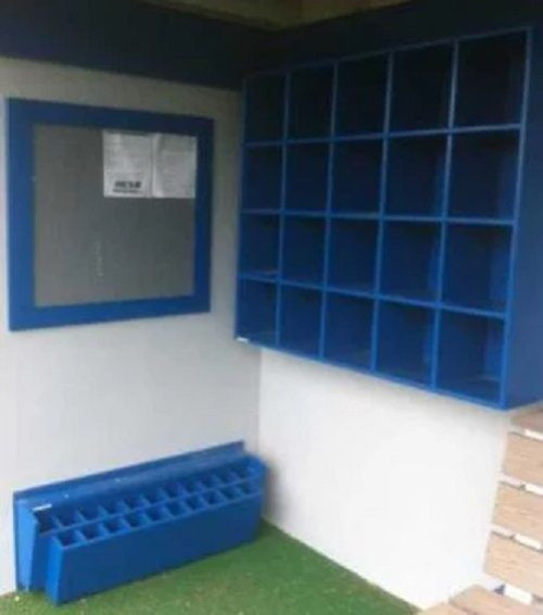 Twenty cubby Helmet rack made with premium wood Wood fence and chain-link mount options Two tone color options available Logo customization available
https://www.baseballracks.com/product-page/helmet-20h