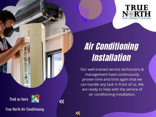 You can expect nothing less than the best with True North Air Conditioning! Contact us today to learn more about our air conditioning installation services. We look forward to helping you get the most out of your home cooling system.

Official Website: https://truenorthairconditioning.com/

True North Air Conditioning
Address: 511 W Guadalupe Rd Suite 7, Gilbert, AZ 85233, United States
Phone: +14803224380

Find us on Google Maps: https://g.page/true-north-air-conditioning-llc

Google Business Site: https://truenorthairconditioning.business.site/

Our Profile: https://gifyu.com/truenorthairac

More Photos:

https://tinyurl.com/2ry8z2z8
https://tinyurl.com/2qfgkbpy
https://tinyurl.com/2jrxbp6q
https://tinyurl.com/2mh5unsl