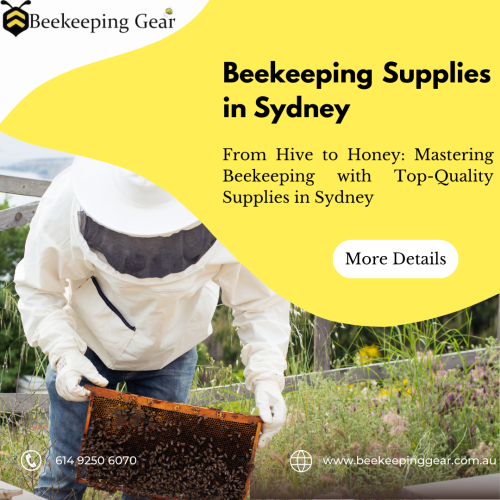 Discover a hive of beekeeping supplies in Sydney! From hives to protective gear, our guide highlights the essential equipment and resources needed to embark on your beekeeping journey. Whether you're a beginner or an experienced beekeeper, finding the right supplies is crucial for a successful and rewarding experience. Unleash your passion for beekeeping with top-quality supplies from trusted suppliers in Sydney.
#BeekeepingSupplies #SydneyBeekeepers #ApiarySupplies #BeekeepingEquipment
More Details: 
Website: https://www.beekeepinggear.com.au/
Phone Number: +614 9250 6070
Address: Building A, 2 Factory Street, Granville, NSW 2142