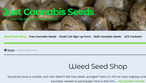 JCS Buy Cheap, Top Shelf Cannabis Seeds for as Little as $2.50 a Seed! Weed Seed Shop Serving only - Just Cannabis Seeds

https://justcannabisseed.com/weed-seeds-shop/