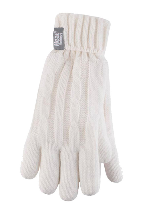 HH Ladies Cable Knit Gloves CRM 1000X1500