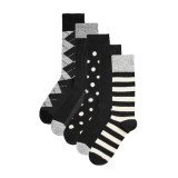 HS-HAP-5PK-Argyle-Black-Grey