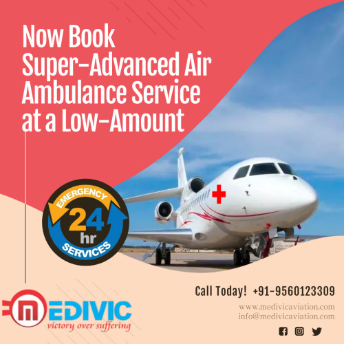 Medivic Aviation Air Ambulance in Mumbai provides all the latest medical equipment along with reliable and highly experienced MD Doctors at reasonable prices. Call us now if you need to transfer your loved one anywhere in India. 
More@ https://bit.ly/2Wq09ls