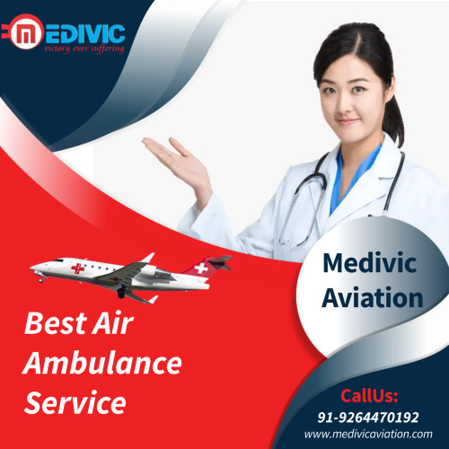 Medivic Aviation Air Ambulance Service in Bagdogra provides safe medical transfer facilities at an affordable cost along with advanced life support that works according to the medical condition of the patients.  
More@ https://bit.ly/2PwX9MC