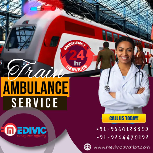 Medivic Aviation Train Ambulance Services in Patna provides a world-class healthcare unit along with all necessary medical tools to the patient at affordable fares. So book our services and transfer your loved ones anywhere in India. 
More@ https://bit.ly/3MuMqmH