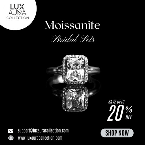 LuxAura Collection offers elegant, sustainable jewelry. Our Moissanite Bridal Sets blend timeless beauty with modern design, celebrating special moments with ethical luxury. Also read- https://luxauracollection.com/collections/moissanite-bridal-sets