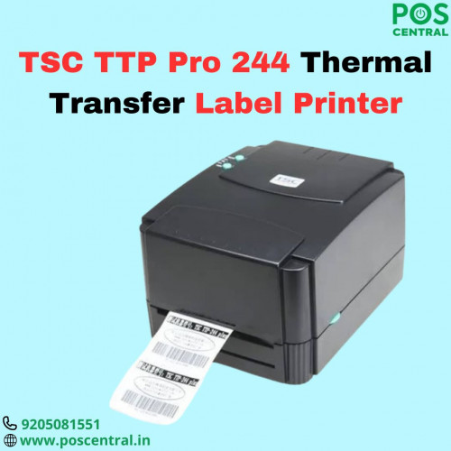 Discover unbeatable value with the TSC TTP Pro 244 Label Printer, featuring versatile thermal transfer and direct thermal methods for diverse labelling needs. Enjoy high-quality 203 DPI printing resolution for sharp, clear labels. The printer offers seamless USB 2.0 interface connectivity for easy setup and use. Its user-friendly design includes LED switches and sensors for optimal performance. Get the TSC TTP Pro 244 at a great price today. Available through POS Central India. Visit for more information: https://www.poscentral.in/tsc-ttp-244-pro-203-dpi-up-to-5-ips-serial-and-usb-i-f-thermal-transfer-label-printer.html