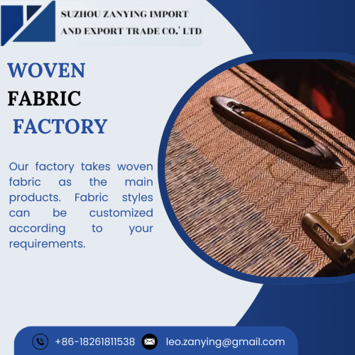 Discover premium woven fabrics at our factory. Quality materials and custom designs. Your go-to source for all woven fabric needs. Contact us today!