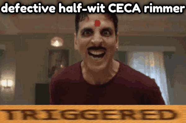 defective half-wit