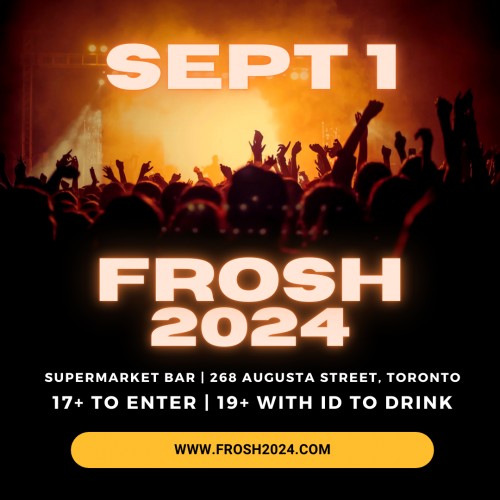 416core is organizing Toronto Frosh 2024 event by 416coreon 2024–09–01  10 PM in ,  Canada, we are selling the tickets for Toronto Frosh 2024 https://www.ticketgateway.com/event/view/toronto-frosh-2024