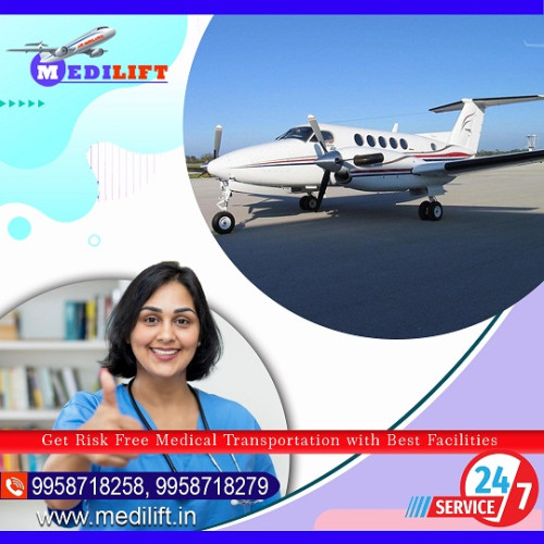 Medilift Air Ambulance from Delhi transport patients suffering from critical conditions safely from one place to another 24 hours a day. Contact us if you are looking for an air ambulance equipped with bed-to-bed support for your patient.
Web:- https://bit.ly/3ihvVJk