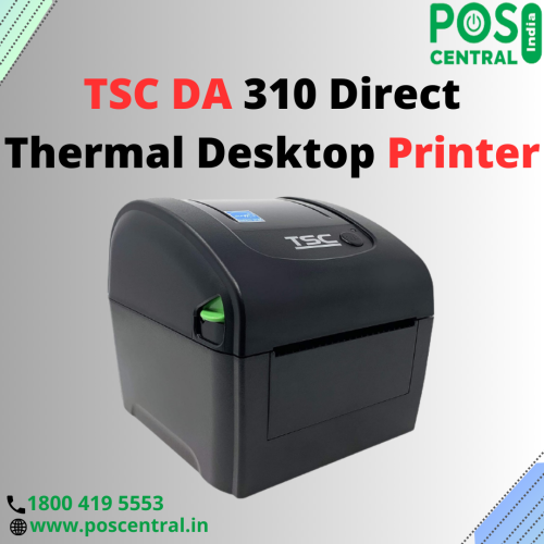 The DA 310 is built with durability and ease of use in mind. The printer utilizes direct thermal printing technology, which means it creates high-quality prints by applying heat to specially coated thermal paper or labels. With a maximum print speed of up to 4 inches per second, it offers efficient and fast printing capabilities. It can handle media widths ranging from 0.7 to 4.5 inches, accommodating various label sizes and formats. The printer supports different media types and sizes, ranging from 1 inch to 1.5 inches. The POS Central India website offers fair deals on TSC DA310 with free express delivery. For more information, visit https://www.poscentral.in/tsc-da-310-direct-thermal-desktop-printer.html