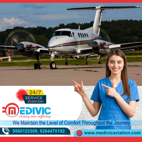 Medivic Aviation Air Ambulance Services in Patna provides safe patient transportation facilities from the current city to another city at a cost-effective budget. So contact us today and book our services.    
More@ https://shorturl.at/blLU4