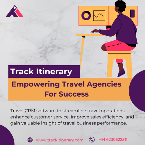 With Travel CRM software, travel agencies can position themselves for long term success by improving their   efficiency, enhancing customer satisfaction and staying ahead of industry trends. Feel free to book your demo at: https://trackitinerary.com.