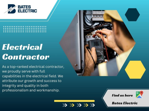 If you are looking for an Electrical contractor St Louis MO, you can trust to get the job done right by Bates Electric. With over 30 years of experience serving customers in the St. Louis area, our team of experts is here to provide you with exceptional service and quality workmanship. 

Official Website: https://bates-electric.com
Google Business Site: https://bates-electric-stlouis.business.site

Address: 2006 Sierra Pkwy, Arnold, MO 63010, United States
Tel: 636-242-6334

Find Us On Google Map: http://g.page/bates-electric-stlouis

Our Profile: https://gifyu.com/bateselectric
More Images: 
https://tinyurl.com/2yxaw2sy
https://tinyurl.com/26dm4x5o
https://tinyurl.com/27ud5mtw
https://tinyurl.com/24b2jt45