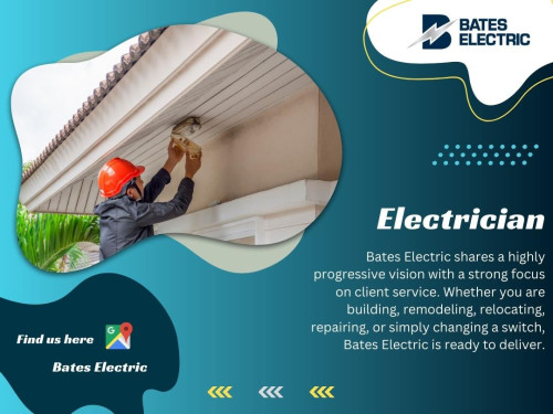 Faulty electrical systems can cause serious harm to you and your loved ones and even result in property damage or loss. That's why choosing a licensed electrician in St Louis for all your electrical needs is crucial. 

Official Website: https://bates-electric.com/
Google Business Site: https://bates-electric-stlouis.business.site/

Address: 2006 Sierra Pkwy, Arnold, MO 63010, United States
Tel: 636-242-6334

Find Us On Google Map: http://g.page/bates-electric-stlouis

Our Profile: https://gifyu.com/bateselectric
More Images: 
https://tinyurl.com/2dofxrl6
https://tinyurl.com/2yxaw2sy
https://tinyurl.com/27ud5mtw
https://tinyurl.com/24b2jt45