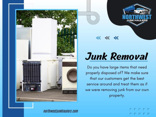 By entrusting the task to Marysville junk removal professionals, you can have peace of mind knowing that your unwanted items are being disposed of responsibly. They can identify items that can be recycled, donated, or disposed of safely, ensuring that your junk is handled in an environmentally friendly manner. 

Official Website: https://northwestjunkhaulers.com/

Northwest Junk Haulers
Address:  9023 Merchant Way, Everett, WA 98208, United States
Phone: +14255350247

Find Us On Google Maps: http://goo.gl/maps/RVHe5Xmph1ZZM4Nv7

Google Business Site: https://northwest-junk-haulers.business.site/

Our Profile: https://gifyu.com/northwestjunk

More Images:
https://rcut.in/JFrPKZIJ
https://rcut.in/aiMPoBEM
https://rcut.in/lrknyfqS