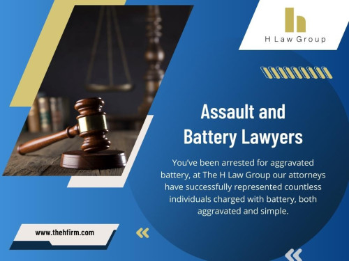 The Assault and battery lawyers Los Angeles examine witness testimonies, gather evidence, and build a defense strategy to protect their clients' rights and secure the best possible outcome.

Official Website: https://www.thehfirm.com

Google Business Site: https://h-law-group.business.site

Address: 714 W Olympic Blvd, Los Angeles, CA 90015, United States

Tel: +12134635888

Find us on Google Map: http://g.page/h-law-group

Our Profile: https://gifyu.com/thehfirm
More Images:
https://tinyurl.com/27nt37t8
https://tinyurl.com/29qfkbur
https://tinyurl.com/2bwga9j9
https://tinyurl.com/25bxynyy