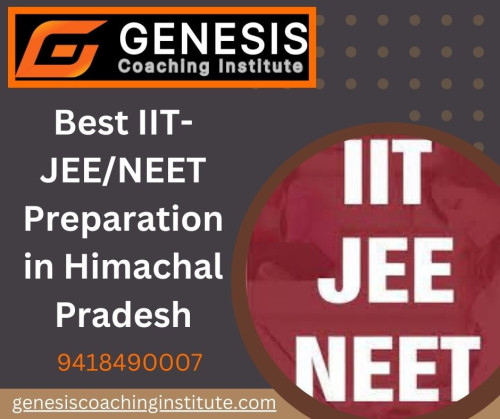 Genesis Coaching Institute in Himachal Pradesh is renowned for providing top-notch preparation for IIT-JEE and NEET exams. With its excellent faculty and comprehensive study materials, Genesis ensures that students receive the best guidance and support for their competitive exams. The institute focuses on conceptual clarity and problem-solving skills, enabling students to excel in these challenging entrance examinations. Genesis Coaching Institute also conducts regular mock tests and practice sessions to gauge students' progress and boost their confidence. With a track record of producing successful results, Genesis stands as a reliable choice for IIT-JEE and NEET aspirants in Himachal Pradesh.