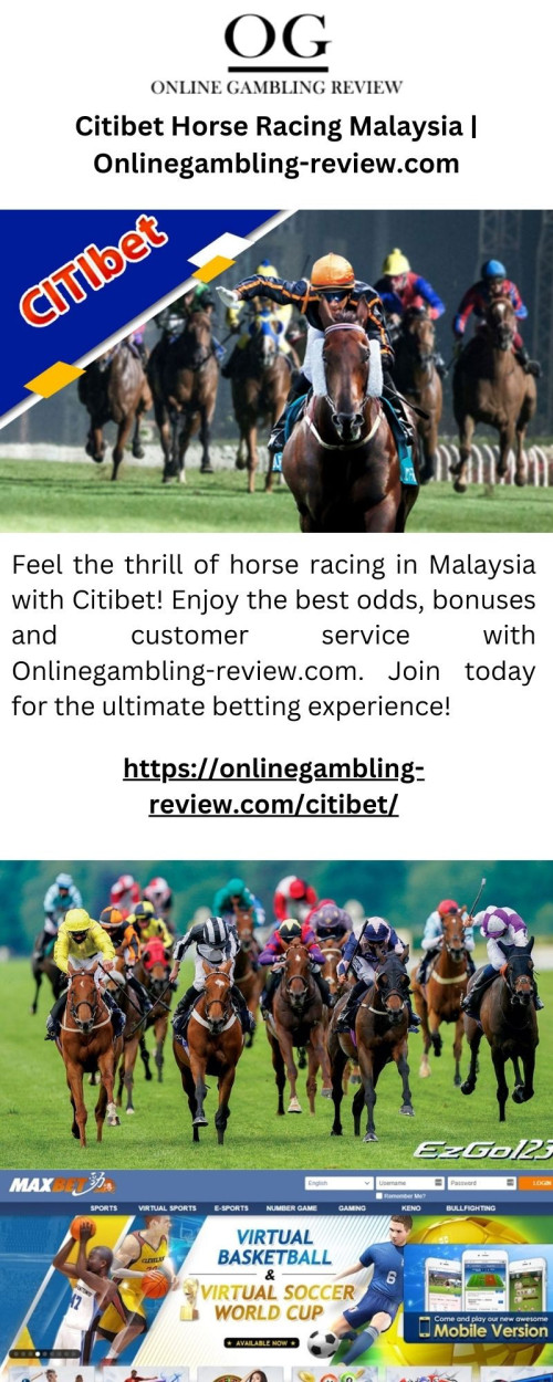 Feel the thrill of horse racing in Malaysia with Citibet! Enjoy the best odds, bonuses and customer service with Onlinegambling-review.com. Join today for the ultimate betting experience!



https://onlinegambling-review.com/citibet/