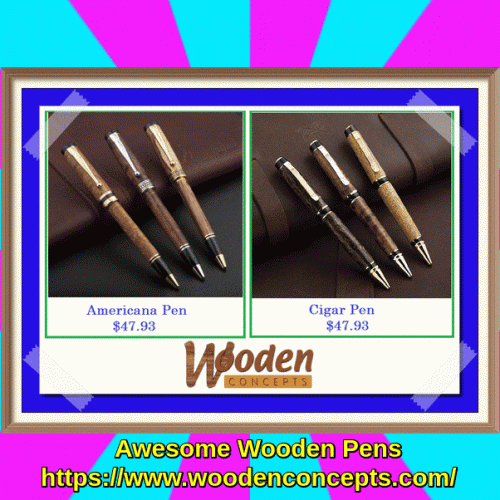 The pens are perfectly suited for those who love to use larger and heftier pens, having made of wood such as Dymondwood Fuchia, Hazelnut, Heritage Oak.
https://www.woodenconcepts.com/