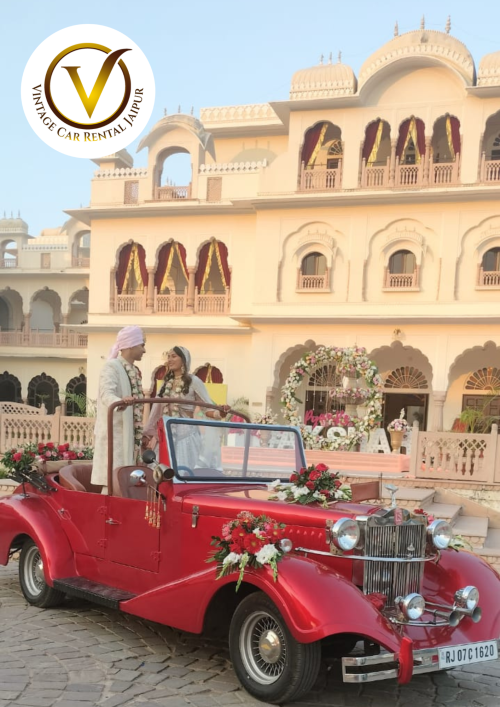 We provide vintage car services in pink city Jaipur for weddings and events like vintage car hire Jaipur, vintage car rental Jaipur and vintage car in Jaipur.The event will never be the same once you enter the pink city with our vintage car in Jaipur at affordable rates.