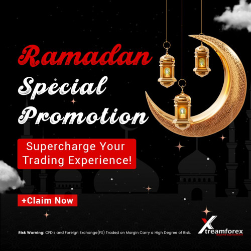 Xtreamforex offers a 50% Ramadan tradable bonus for new traders. This offer is valid for all traders who have never made a deposit before. Trade with this Rescue Bonus, which supports margin and can be traded like your own money, to reduce your risk in live trading and start trading with more flexibility.