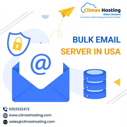Experience the power of targeted communication with Climax Hosting's Bulk Email Server, tailored for businesses in the USA. Our advanced infrastructure and customizable options guarantee effective delivery and engagement.

Visit Us :https://www.climaxhosting.com/bulk-mailing-server.php