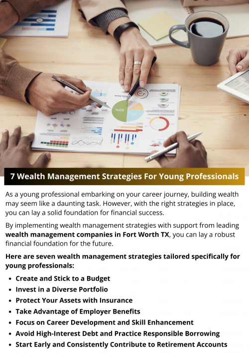 By implementing wealth management strategies early in your career, you can build a strong financial foundation, achieve your goals, and secure a prosperous future. Working with a financial advisor can provide personalized guidance and support to help you navigate the complexities of wealth management and make informed decisions about your financial future. To know more visit here https://www.alignedwealthadv.com/
