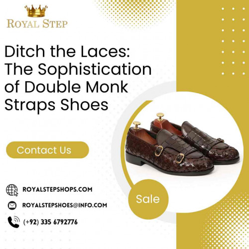 Dive into the world of sleek sophistication with Double Monk Strap Shoes, where elegance meets practicality. Say goodbye to traditional laces and hello to a refined style statement that exudes charm and class. Discover why these timeless shoes are a must-have in every gentleman's wardrobe.

Website: https://www.royalstepshops.com/
E-mail: royalstepshoes@info.com
Phone: (+92) 335 6792776
Address: Lahore: Near Wapda Town Round About, Adjacent Shirt & Tie Shop Lahore