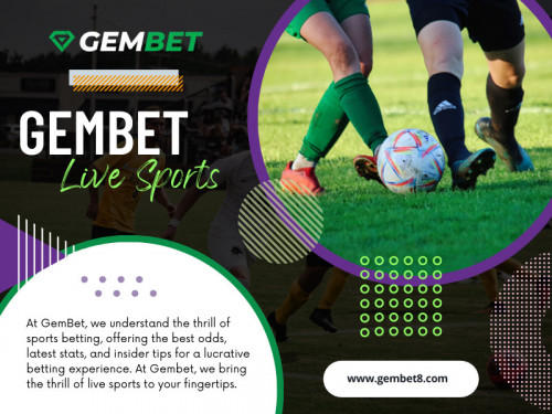 GemBet understands the thrill of sports betting and strives to provide the best possible experience for its users. With competitive odds, latest stats, and insider tips, GemBet ensures that sports enthusiasts can immerse themselves in a lucrative betting experience. 

Official Website: https://www.gembet8.com/

Our Profile: https://gifyu.com/gembet8

More Images: http://gg.gg/19s5xw
http://gg.gg/19s5xx
http://gg.gg/19s5xz
http://gg.gg/19s5xv