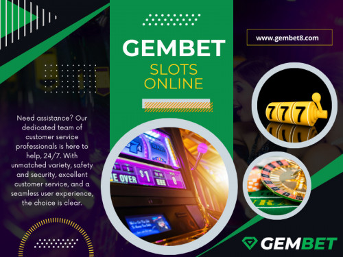 At GemBet, variety is the spice of life. Our platform boasts a diverse range of online casino games and sports betting options to suit every taste and preference. From classic table games like blackjack, poker, and roulette to cutting-edge slots featuring stunning graphics and immersive themes, there's something for everyone at GemBet. 

Official Website: https://www.gembet8.com/

Our Profile: https://gifyu.com/gembet8

More Images: http://gg.gg/19s5xw
http://gg.gg/19s5xx
http://gg.gg/19s5xy
http://gg.gg/19s5xv