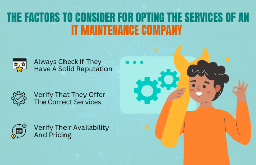 Preparing for IT maintenance services to arrive can guarantee a smoother appointment and less downtime. Here are 4 things to do before IT maintenance arrives.

Visit our website: https://achievement.com.sg/enquiry/
Read more: https://justpaste.it/f4mup