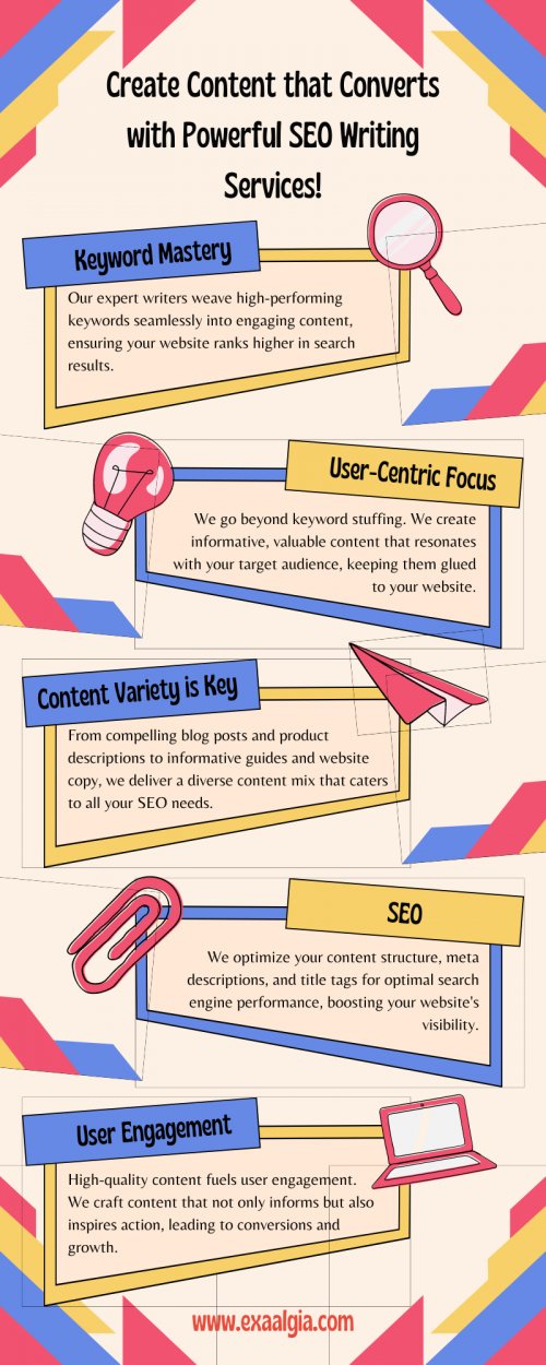 Create Content that Converts with Powerful SEO Writing Services!