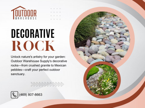 Whether you're looking to create a low-maintenance garden or add a touch of elegance to your landscape design, consider incorporating Decorative Rock into your yard for a beautiful and sustainable solution.

Official Website : https://www.outdoorwarehousesupply.com/

Click here for more Information: https://www.outdoorwarehousesupply.com/river-rock-sand-gravel-dallas/

Outdoor Warehouse Supply
Address: 2791 S Stemmons Fwy, Lewisville, TX 75067, United States
Phone: +14698078663

Find us on Google Maps: https://maps.app.goo.gl/XRSMX8hjBR1CMTcF8

Our Profile: https://gifyu.com/outdoorwarehouse

More Images:
https://rcut.in/rrQolMHF
https://rcut.in/k3m6TBDP
https://rcut.in/jXDE0xNv
https://rcut.in/AditlSob
https://rcut.in/HsAG0xjw