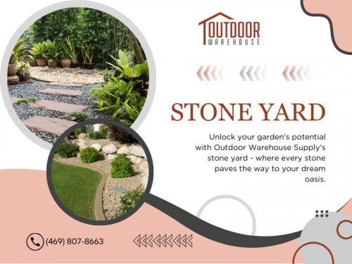 Every hardscaping project is unique, so finding a supplier that offers a diverse range of products to suit your specific needs is essential. Whether you're looking for natural Stone Yard for a rustic look or modern concrete pavers for a sleek finish, choose a provider with a comprehensive selection. This ensures that you have access to the right materials for your project.

Official Website : https://www.outdoorwarehousesupply.com/

Click here for more Information: https://www.outdoorwarehousesupply.com/river-rock-sand-gravel-dallas/

Outdoor Warehouse Supply
Address: 2791 S Stemmons Fwy, Lewisville, TX 75067, United States
Phone: +14698078663

Find us on Google Maps: https://maps.app.goo.gl/XRSMX8hjBR1CMTcF8

Our Profile: https://gifyu.com/outdoorwarehouse

More Images:
https://rcut.in/tM60UR07
https://rcut.in/WVJcvpX7
https://rcut.in/Rhnt6vgW
https://rcut.in/JYKiPWbv
https://rcut.in/hGkzRDdk