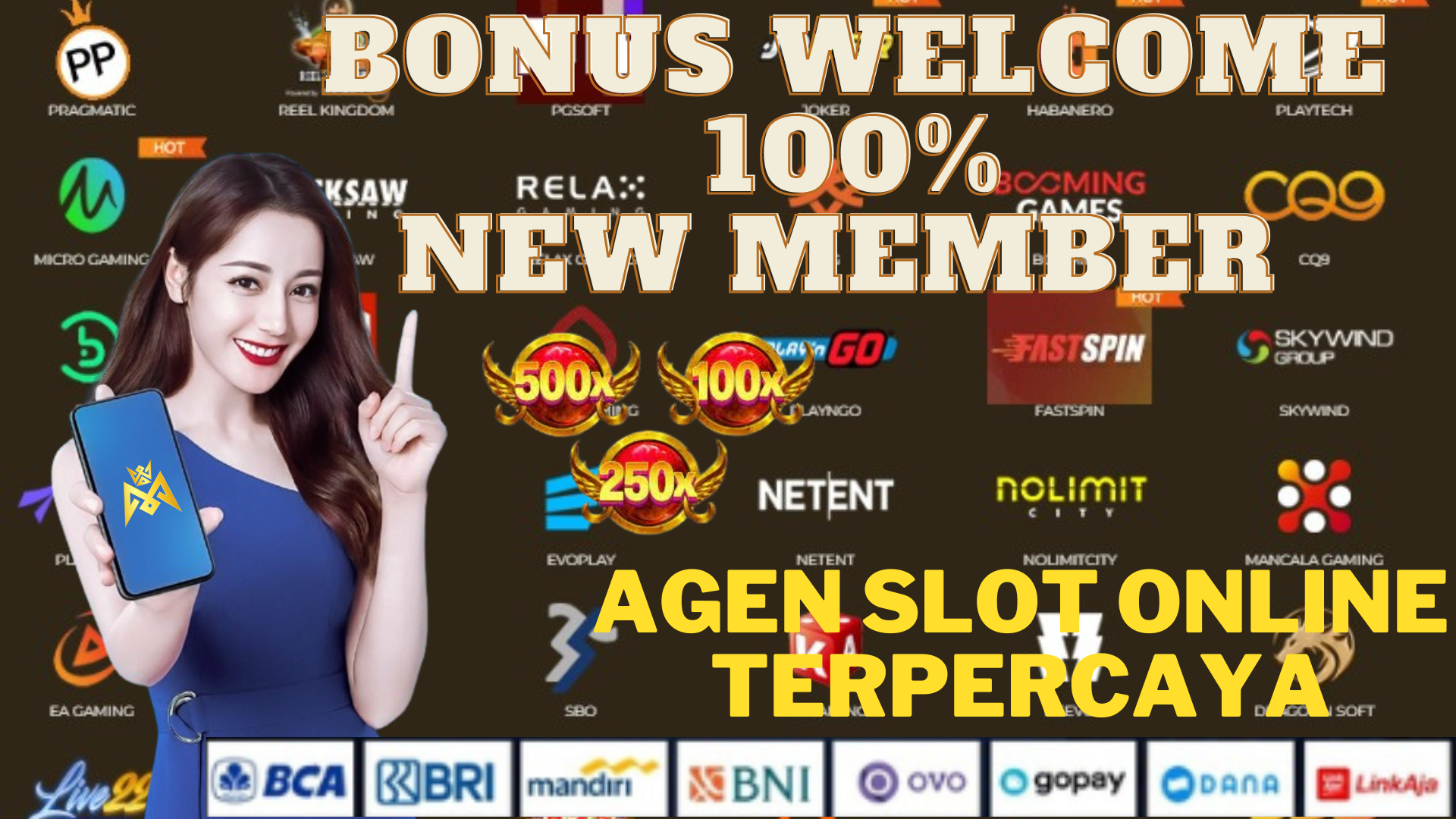 BONUS WELCOME NEW MEMBER 100%