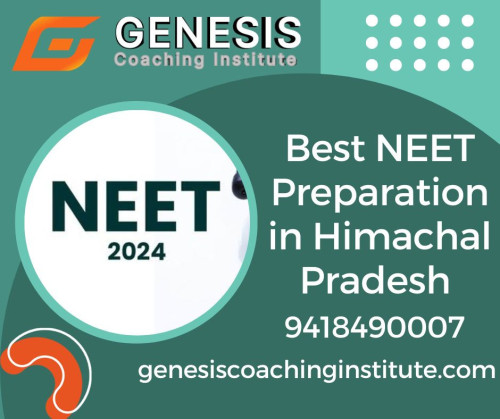 Genesis Coaching Institute is the top choice for NEET preparation in Himachal Pradesh. With a proven track record of success, experienced faculty, comprehensive study material, and regular mock tests, they provide a conducive environment for students to excel in the NEET exam and pursue a career in medicine.