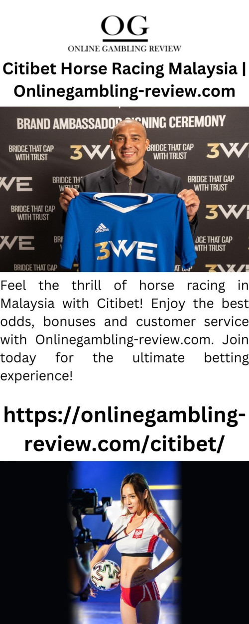 Feel the thrill of horse racing in Malaysia with Citibet! Enjoy the best odds, bonuses and customer service with Onlinegambling-review.com. Join today for the ultimate betting experience!


https://onlinegambling-review.com/citibet/
