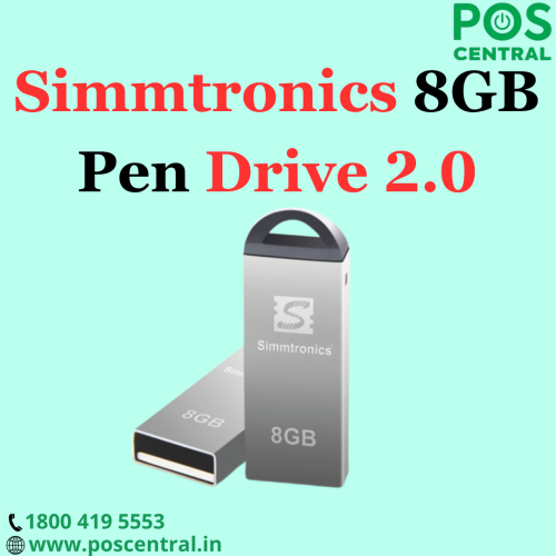 The Simmtronics 8 GB USB Flash Drive with Metal Body offers a reliable, stylish, and high-performance solution for all your data storage and transfer needs. With an ample storage capacity of 8GB, this pen drive offers enough space to store a wide range of files, including documents, photos, videos, music, and more. The pen drive is compatible with various operating systems, including Windows, macOS, and Linux. Built to withstand the rigors of everyday usage, it boasts exceptional dust and heat resistance. The POS Central India website offers impressive deals on Simmtronics 8Gb Pen Drive 2.0 with free express delivery. For more information, go to https://www.poscentral.in/simmtronics-8gb-pen-drive-2.0-with-metal-body.html