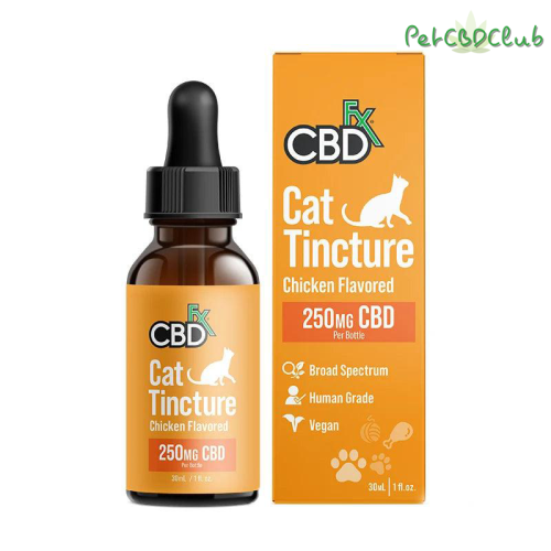 CBDfx – CBD Pet Tincture – Cat – Chicken Flavor – 250mg