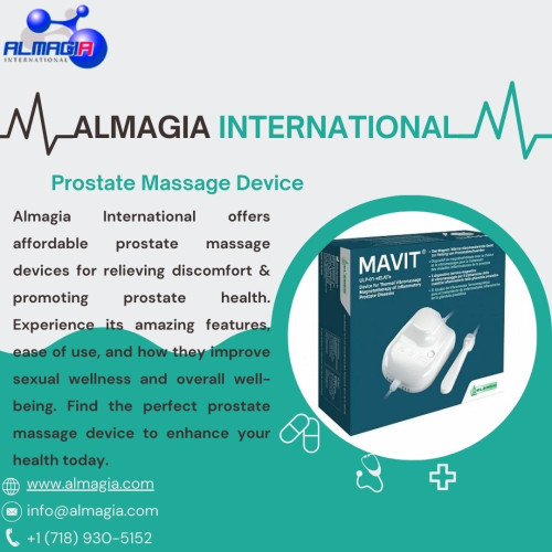 Almagia International offers affordable prostate massage devices for relieving discomfort & promoting prostate health. Experience its amazing features, ease of use, and how they improve sexual wellness and overall well-being. Find the perfect prostate massage device to enhance your health today.