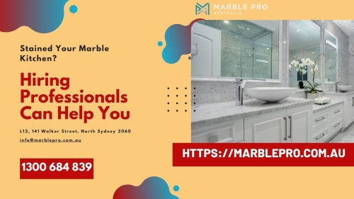 Can’t remove the stains of your white marble kitchen with DIY tips? Hiring professionals can help you remove it. And we at Marble Pro can be the one you’re looking for. We’ll review the marble stains and then come up with the right removal process. With years of experience, we know how marbles react to different situations. We also know the latest stain-removal tool and methods. So that you can get your lustrous marble décor back. Know more: https://marblepro.com.au/.