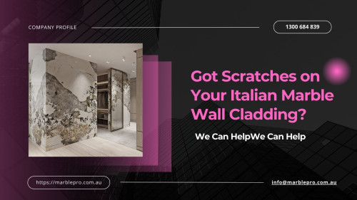 Have you got scratches on your interior Italian marble wall cladding? Instead of leaving it like that, consult with professionals. Having a skilled team like Marble Pro by your side can help you remove that. We’re well aware of the marble issues and hence, can help you with your marble scratches. Even if the scratch is very bad and years old, we’ll give our best to remove it from your marble-clad. Do you need more info about our services? Check now: https://marblepro.com.au/.