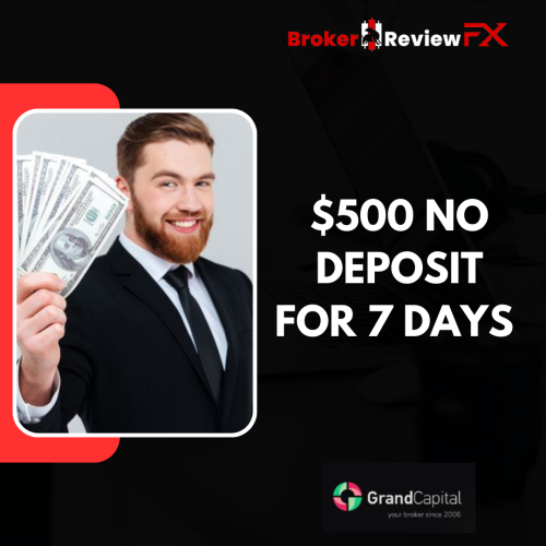 Grand Capital Presents a NO Deposit Bonus for all new clients. It’s time to start your live trading with a 500 USD Forex no-deposit bonus. Make an account and get verified to reward with a NON-DEPOSIT CREDIT. Take the best opportunity to start your trading while all profit received from trading the bonus funds is withdrawable according to terms and conditions.