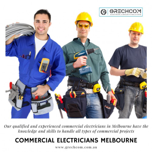 Grechcom offers a wide range of services provided by our highly trained commercial electricians. We specialize in electrical system design, installation, maintenance, and repairs for businesses of all sizes. Our team understands the unique demands of commercial environments and is committed to delivering efficient, cost-effective solutions that enhance operational performance. Whether it's routine maintenance or emergency electrical services, our commercial electricians are available to ensure your business remains powered and productive. Explore our full suite of services and see how Grechcom can support your commercial electrical needs. https://www.grechcom.com.au/commercial-electricians/