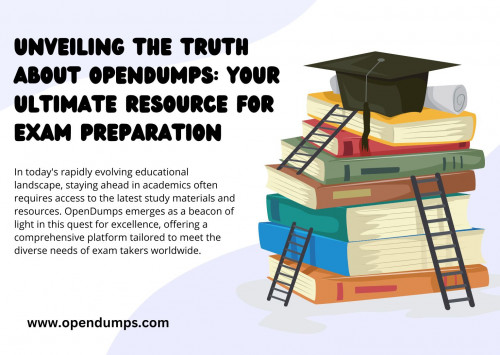 In the contemporary educational landscape, mastering exams requires more than just textbooks and lectures. OpenDumps emerges as a transformative force, offering an extensive repository of open dumps and resources to propel learners towards exam mastery.