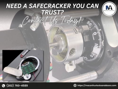 Locked out of your safe and need help? We've got your back! At MacArthur Locks & Doors, we're the pros when it comes to cracking safes. Whether you forgot the combo or the key's nowhere to be found, we'll get it open without a hitch. Contact us today at (202) 760-4589!
#dmv #washingtondc #bethesda #bethesdamd #locksmiths #locksmith #locksmithservice #safelocksmith #safes #safecracking

https://macarthurlocksanddoors.com/