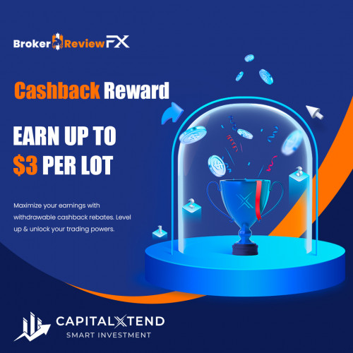 CapitalXtend Cashback Reward is designed to boost your profits with real cashback on each trade you make. There are three levels, and the more you deposit and trade, the higher level you attain. With each level, your cashback also increases. You will receive the cashback weekly every Tuesday into your e-wallet.