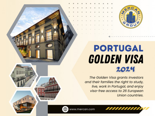 Upon applying for and obtaining the Portugal Golden Visa 2024, investors and their families gain the right to live, work, and study in Portugal. 

Official Website: https://www.mercan.com/
For More Information Visit Here: https://www.mercan.com/business-immigration/portugal-golden-visa/

Address: Suite 1050, 740 Notre Dame Ouest, Montréal, Quebec, H3C 3X6 Canada
Tell: +1 514-282-9214

Our Profile: https://gifyu.com/mercangroup
More Images: 
https://tinyurl.com/24grt5da
https://tinyurl.com/yc3zjtu3
https://tinyurl.com/2cdg8e63
https://tinyurl.com/22e8cybo